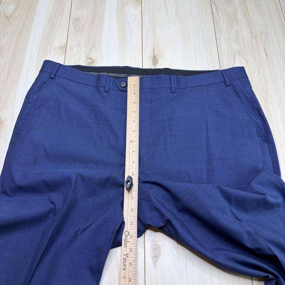 Lauren Ralph Lauren Mens Nailhead 100% Wool 2 Piece Suit Blue 46R W:40x32 - Picture 16 of 16